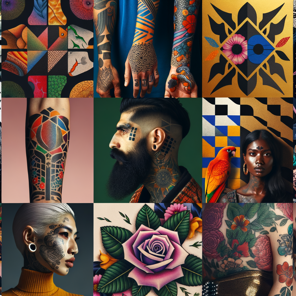 Vibrant tattoo trends featuring bold tattoo designs, beautiful tattoos, and fearless tattoo styles showcasing the latest tattoo trends and bold and beautiful tattoos in vibrant ink trends for fearless body art and trending tattoo designs.